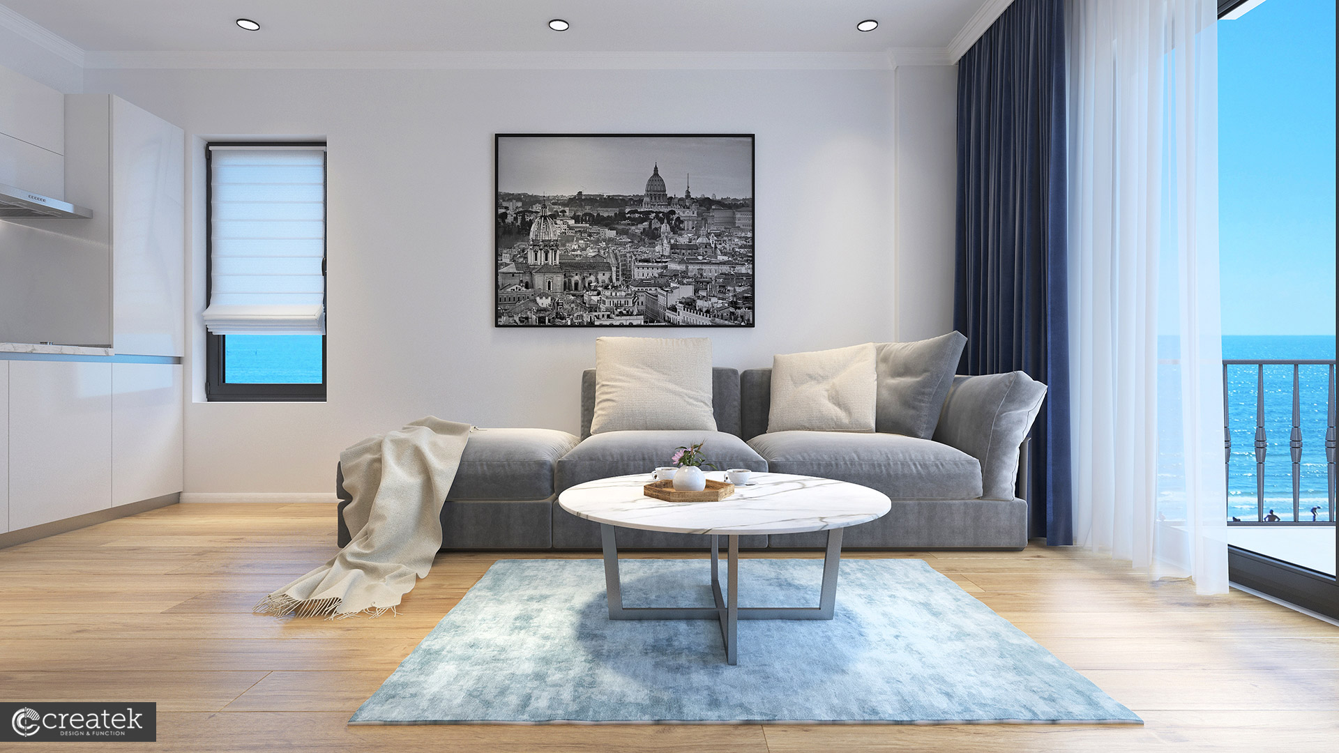 Apartamente Mamaia Nord | The Signature Promenada Apartament Roma Living