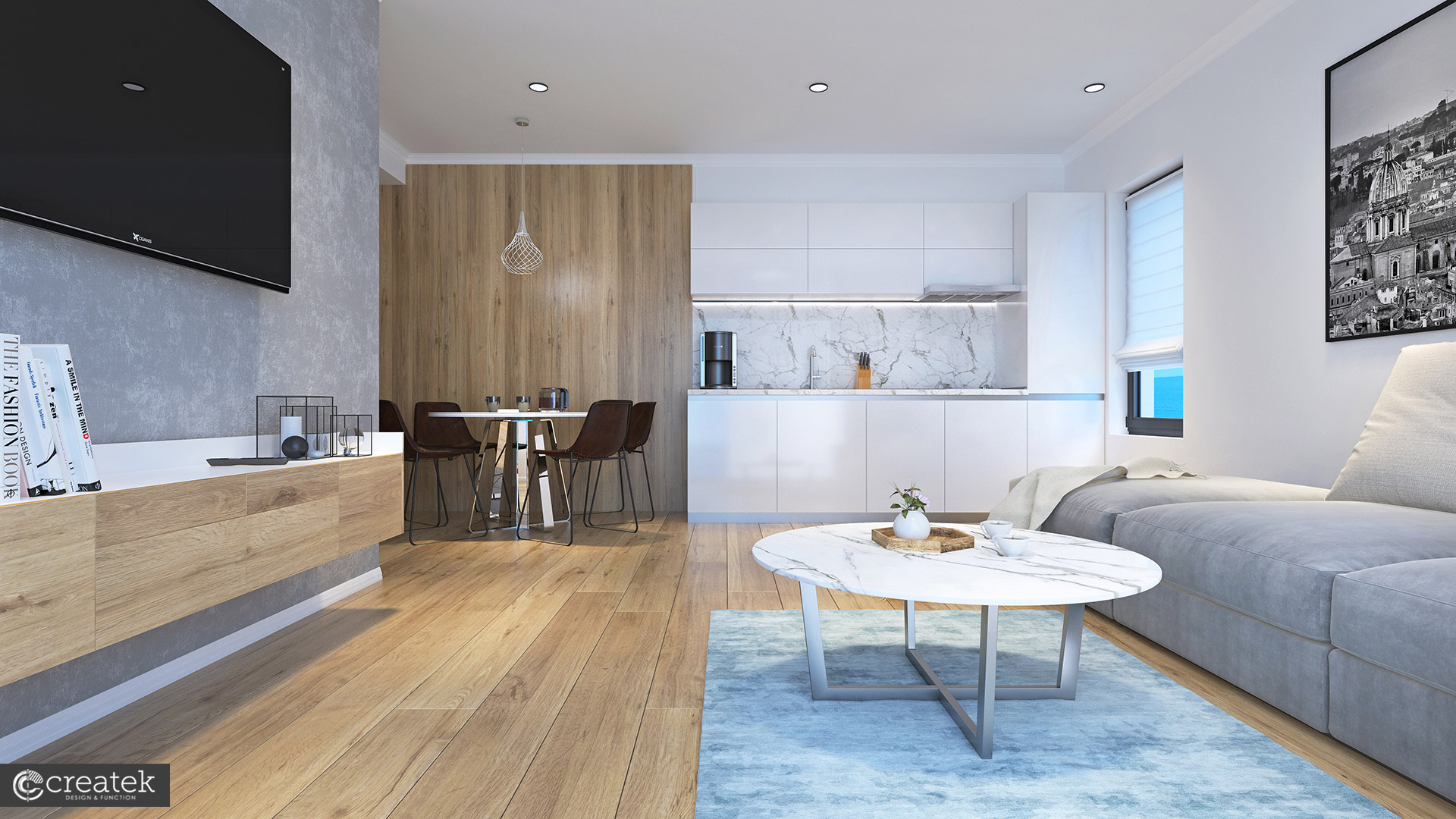 The Signature Promenada Apartament Roma Open Space