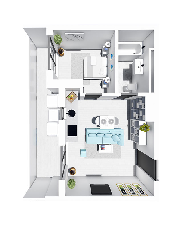 Apartament Tip 5 - Scara B - Etaj 7