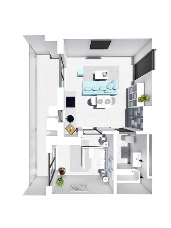 Apartament Tip 6 - Scara B - Etaj 7