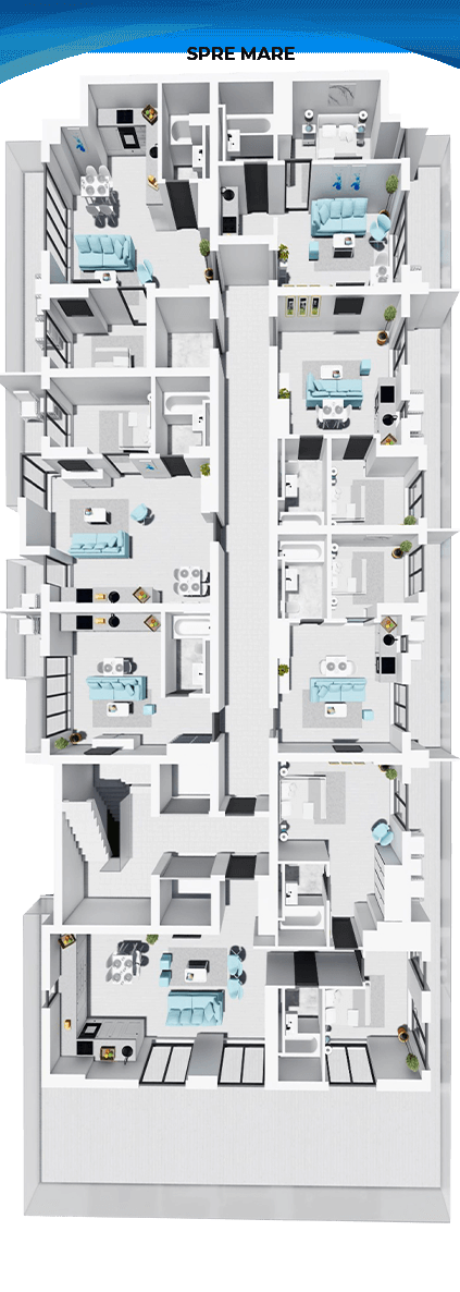 Promenada – Scara B – Etaj 7