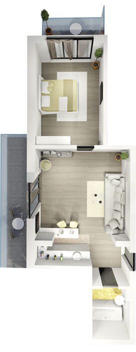 Apartament Tip 2 Scara A - Etaj 3