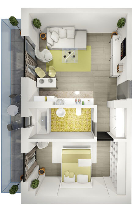 Apartament Tip 5 Scara A - Etaj 7