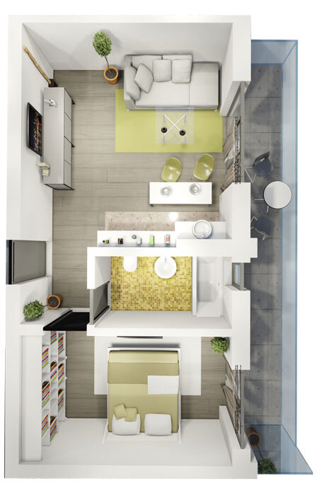 Apartament Tip 4 Scara A - Etaj 3
