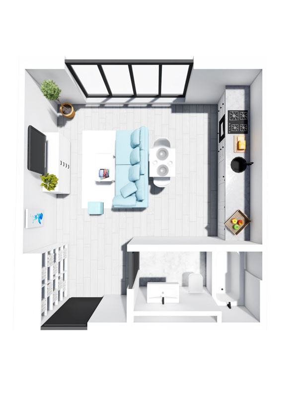 Apartament Tip 1 - Scara B - Parter