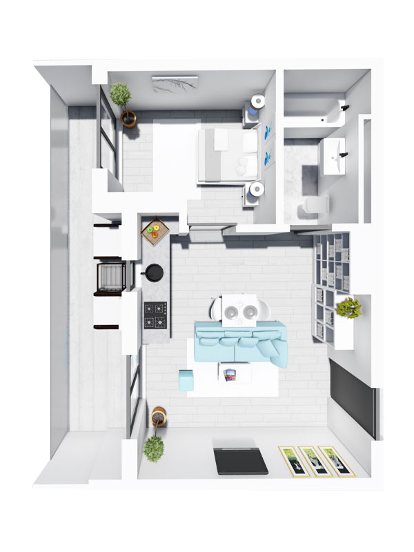 Apartament Tip 5 - Scara B - Parter