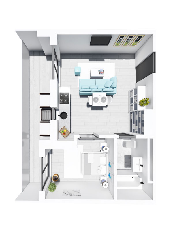 Apartament Tip 6 - Scara B - Parter