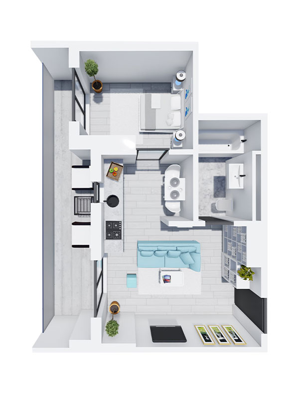 Apartament Tip 7 - Scara B - Etaj 6