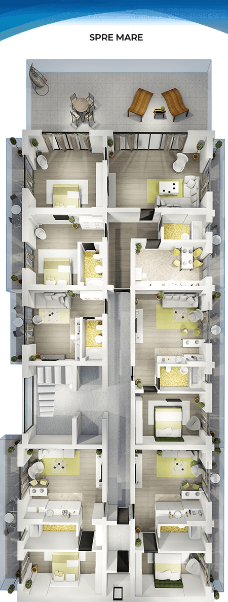 Promenada – Scara A – Etaj 7